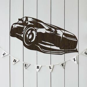 DUBLEZ | Drevená nálepka na stenu - Nissan GT-R