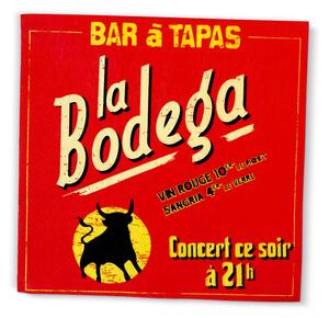 Servítky 20ks "Bodega" 33x33 cm, papier
