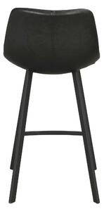 Čierna Barová stolička Auburn 89 × 45 × 50 cm ROWICO