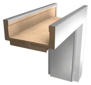 Tunelová zárubeň Naturel 80 cm pre hrúbku steny 10-18 cm T2CPLB80