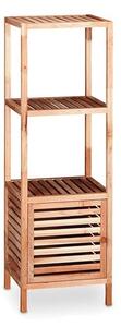 Regál Naturel Home 35.5x123x39.5 cm orech mat HOMEREG4