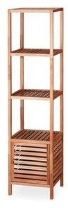 Regál Naturel Home 35.5x160x39.5 cm orech mat HOMEREG5