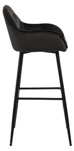 ACTONA Sada 2 ks − Barová stolička Brooke − hnedá 103,5 × 55 × 52 cm