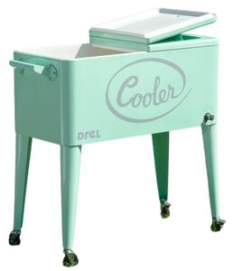 Párty chladiaci box "Cooler retro" zelený, 83x78x40 cm (CON-ZCS-0835)