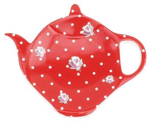 Miska na citrón a čaj "Elegant red", porcelán (EG22090)