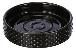 Mydelnička BARCELONA BLACK/GOLD, 7009360, rozmer 12,3 x 12,3 x 3 cm, IMPOL TRADE