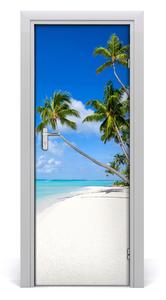 Fototapeta na dvere samolepiace Tropická pláž 75x205cm