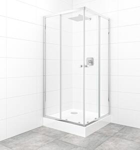 Set sprchovacieho kúta a vaničky, štvorec 90x90 cm Multi Basic SIKOBKMUQ90CRT