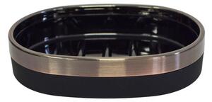 Mydelnička LINZ BLACK/BRONZE, 7009599, rozmer 13,3 x 9,3 x 2,8 cm, IMPOL TRADE