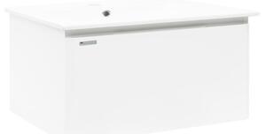 Kúpeľňová skrinka s umývadlom Naturel Ancona 100x45x46 cm biela ANCONA2100DVB