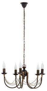 Nowodvorski závesný sviečkový luster ARES 205