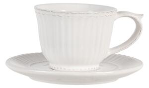 Šálka s podšálkou, vidiecka keramika, 150ml, 15x8 cm (PLKS Cup and saucer 15*8 cm / 150 ml)