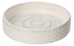 Mydelnička BARCELONA WHITE/GOLD, 7009322, rozmer 12,3 x 12,3 x 3 cm, IMPOL TRADE