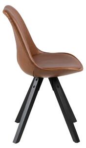Sada 2 ks − Jedálenská stolička Dima − hnedá 85 × 48,5 × 55 cm