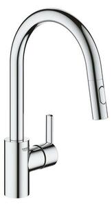 Drezová batéria GROHE Feel s vyťahovacou spŕškou, 2 prúdy chróm 31486001
