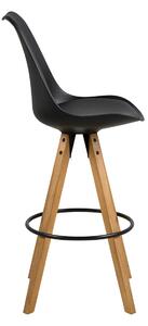 Čierna Barová stolička Dima 111,5 × 48,5 × 55 cm ACTONA