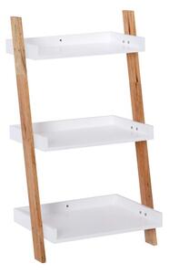 Set poličky a nosníkov Naturel Home biela/orech mat 53,5x98x40 cm HOMEP3B