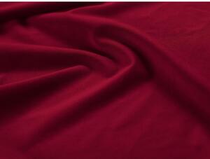 Červená Päťmiestna zamatová rohová pohovka Madara – pravý roh MAZZINI SOFAS