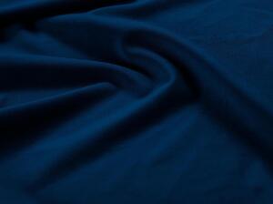 Modrá Päťmiestna zamatová rohová pohovka Madara – pravý roh MAZZINI SOFAS