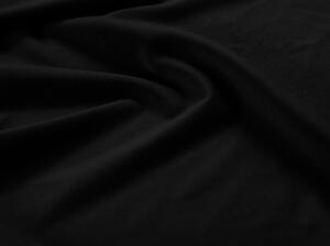 Čierna Päťmiestna zamatová rohová pohovka Madara – pravý roh MAZZINI SOFAS