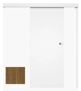Posuvný systém na stenu Naturel pre dvere 70cm ořech karamel POSUVNSOK70