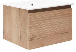 Kúpeľňová skrinka s umývadlom Naturel Savona 78x43x44, 8 cm dub halifax mat SAVONA80DH