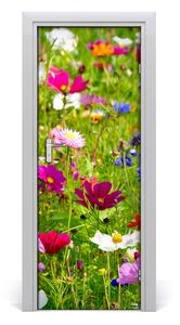 Fototapeta na dvere Poľné kvety 85x205cm