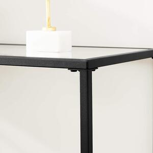 VASAGLE Konzolový stolík - čierna / transparentná - 100x35x80 cm