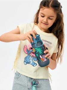 Sinsay - Fľaša na vodu s rúčkou a slamkou Lilo & Stitch - viacfarebná