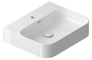 Umývadlo na dosku Ravak Ceramic Slim 55x45 cm otvor pre batériu uprostred XJX01155006