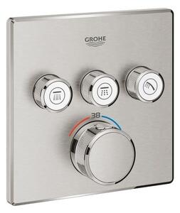Sprchová a vaňová batéria GROHE Grohtherm SmartControl bez podomietkového telesa supersteel 29126DC0