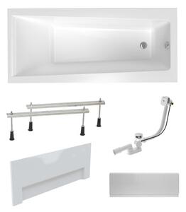 Obdĺžniková vaňa Laguna Idea Plus 150x75 cm akrylát ľavá aj pravá SIKOID1500APNP