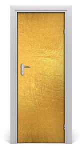 Fototapeta na dvere zlatá fólia pozadia 75x205cm