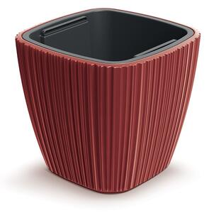 Prosperplast Plastový květináč OROS retro červený, variant 29 cm