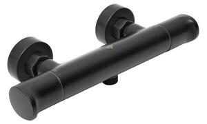 Sprchová batéria SAT Dark bez sprchového setu 150 mm čierna SATBSDA268C