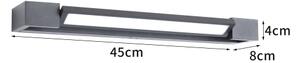 Brilagi - LED vonkajšie nástenné svietidlo AQUA LINE LED/12W/230V 45 cm IP44 antracit CRI 90
