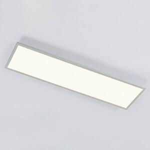 Arcchio LED panel Philia, 120 cm, 30 W, Biela / opálová, Obývacia izba / jedáleň, Plast, Moderný, Stropné svetlo