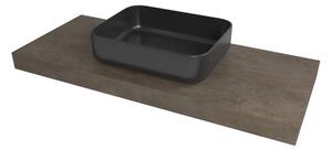Doska pod umývadlo Naturel Dolce 83,5x8x50 cm Betón Chicago tmavo šedá mat DO8050BCS