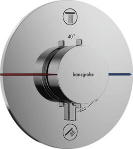 Sprchová a vaňová batéria Hansgrohe ShowerSelect Comfort S bez podomietkového telesa chróm 15554000