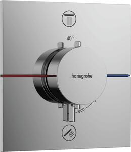 Sprchová a vaňová batéria Hansgrohe ShowerSelect Comfort E bez podomietkového telesa chróm 15572000