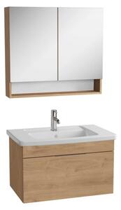 Kúpeľňová skrinka s umývadlom VitrA Mia 80x49x45 cm zlatý dub mat 10149