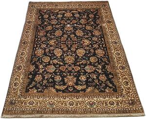 HU Hnedo-čierny vintage koberec Banco 1050-BLACK Rozmer: 60x110 cm