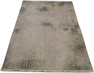 HU Béžovo-zelený orientálny koberec Banco 1030-GREEN Rozmer: 60x110 cm