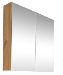 Zrkadlová skrinka SAT B-Way 80x75 cm lamino dub BWAY80CABOAK