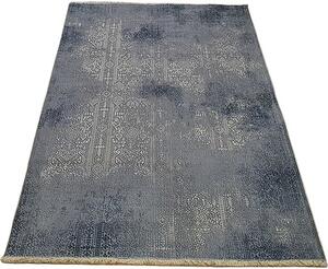 HU Modrý orientálny koberec Banco 1030-BLUE Rozmer: 60x110 cm