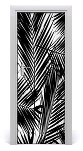 Samolepiace fototapety na dvere listy palmy 85x205 cm