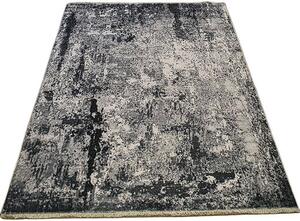 HU Sivo-hnedý moderný koberec Banco 1088-GREY Rozmer: 60x110 cm