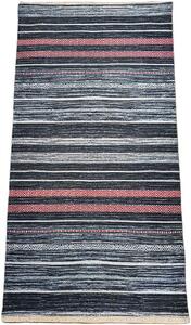 HU Sivo-modrý pruhovaný koberec Banco 1108-GREY Rozmer: 60x110 cm