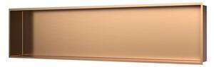 Vstavaná polička SAT Aurum ružovozlatá 121x28 cm SATAURN12128BRG