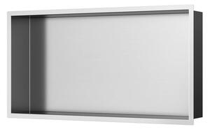 Vstavaná polička SAT Aurum kartáčovaná oceľ 63x33 cm SATAURN6030BS